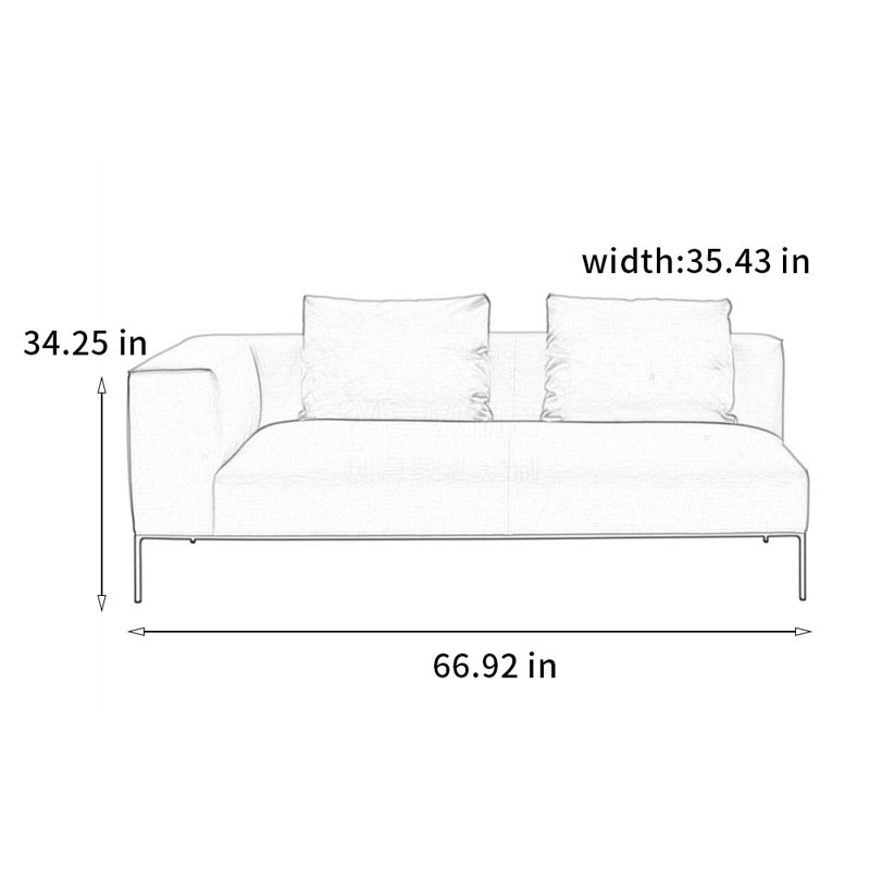 Chaise élégante en pin de première qualité, Orienté à gauche (vu de face)