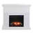 Kamiah 45.75'' W White Electric Fireplace