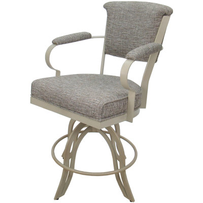 Tabouret de bar pivotant en métal 26 po Labawld