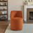 Upholstered Modern Orange Velvet Side Dining Chair-721396098
