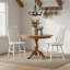 Ensemble de 8 chaises de salle à manger en bois massif l 17,5 po Farmhouse Windsor-939727976-939727977