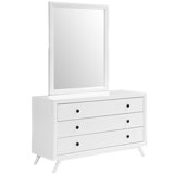 Arabella 3 Drawer Dresser with Mirror