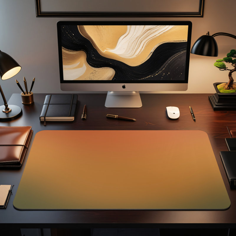 Polyester Desk Pad, 14.4x12.1