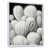 White Floater Framed