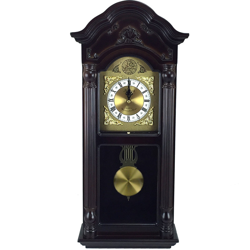 Solid + Manufactured Wood Wall Clock