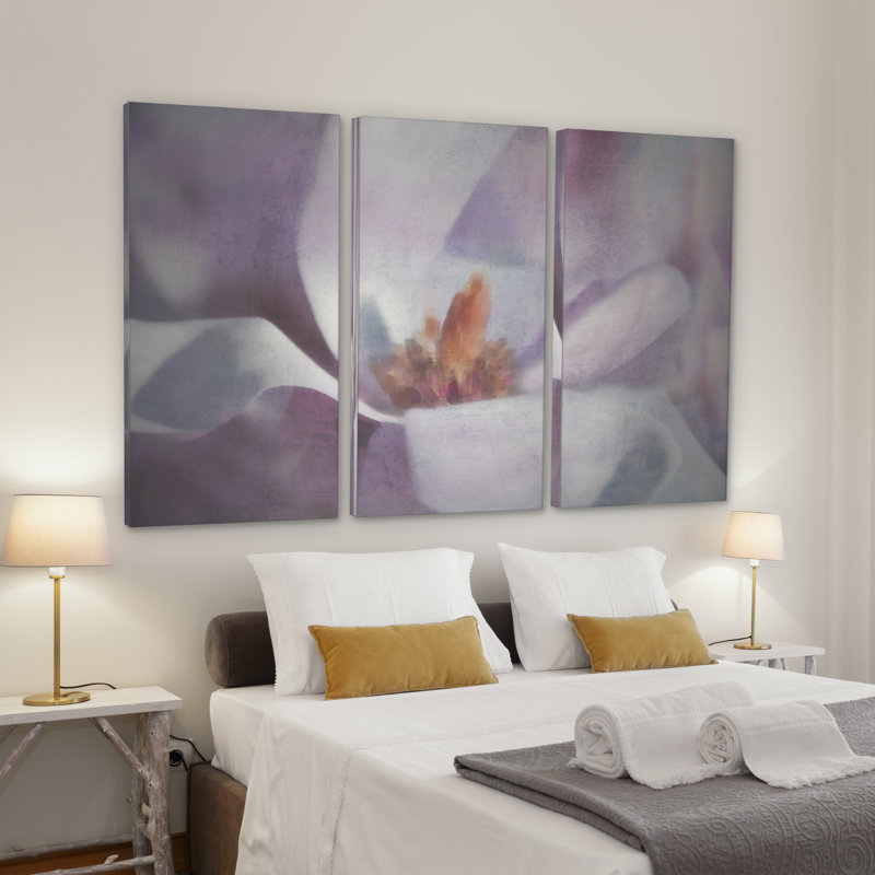 " Magnolia Melody I " 3 - Pieces, 24" H x 36" W x 1.5" D