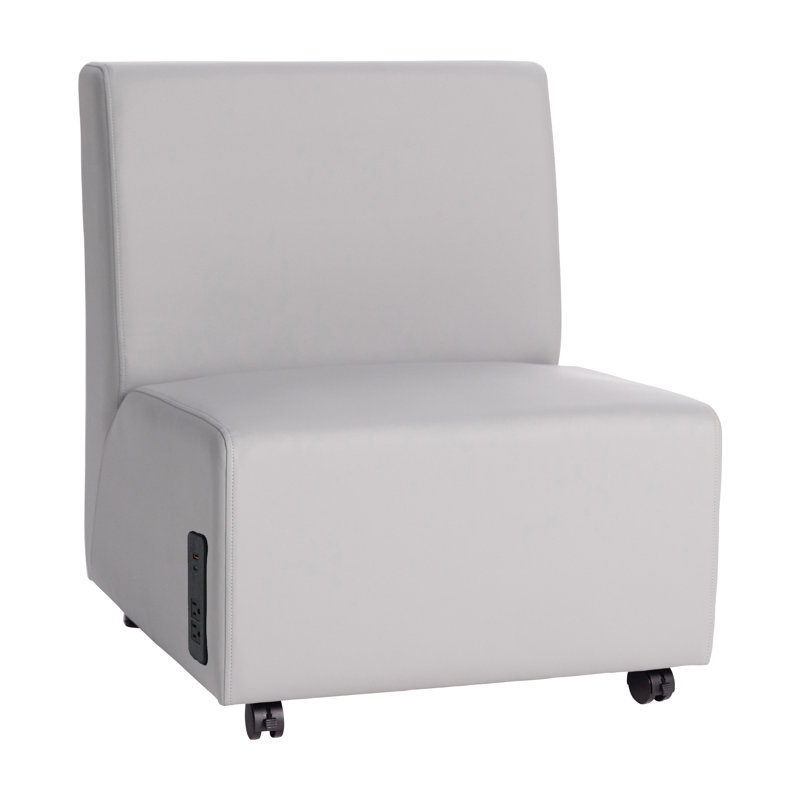 Chaise mobile sans accoudoirs avec panneau technique Pro Series - Gris, Gris