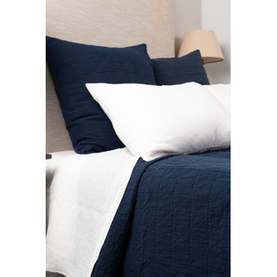 Teach Cotton Geometric Quilt Set - King