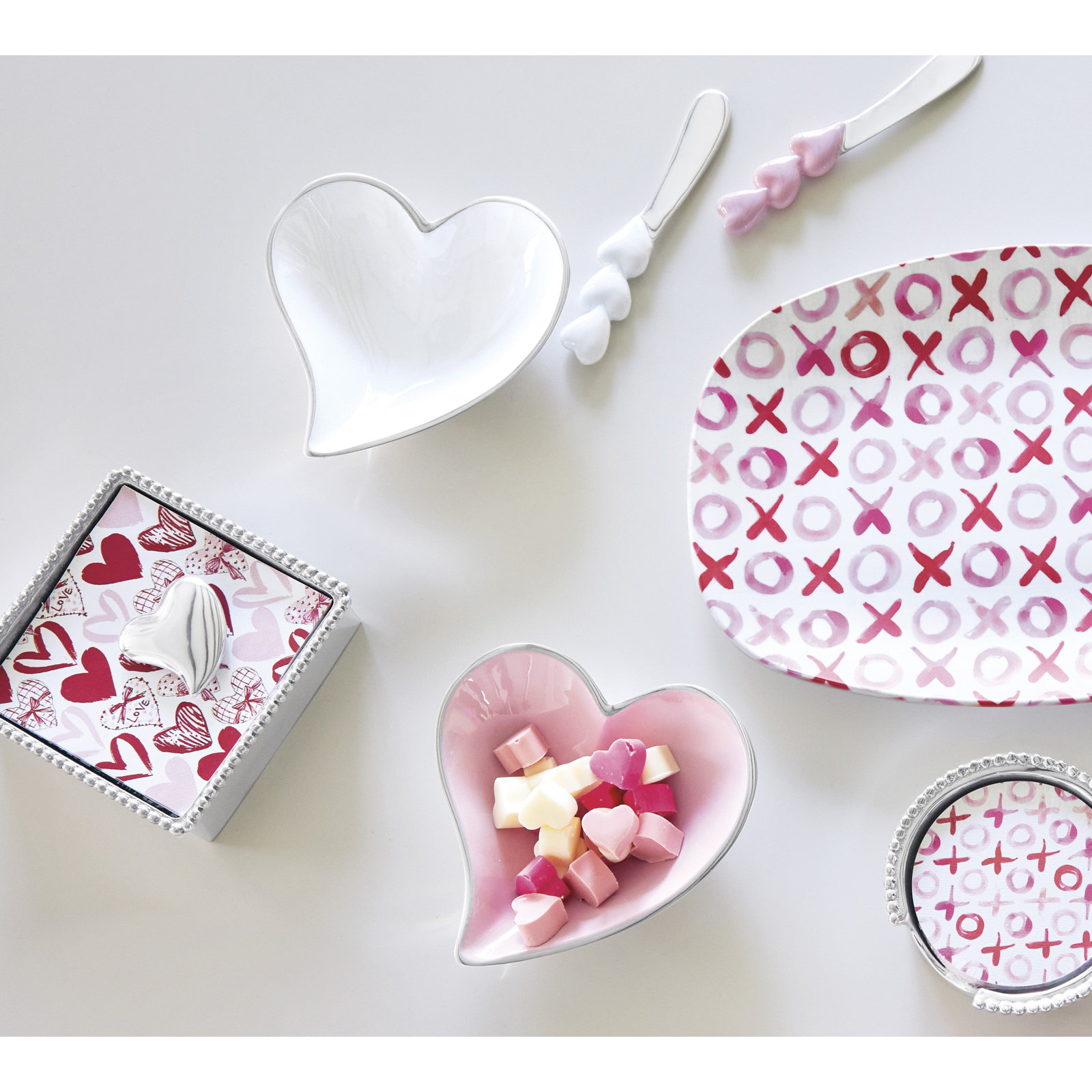 First Comes Love Nut Bowl, Pink