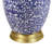 Blue Ceramic Ginger Jar Table Lamp