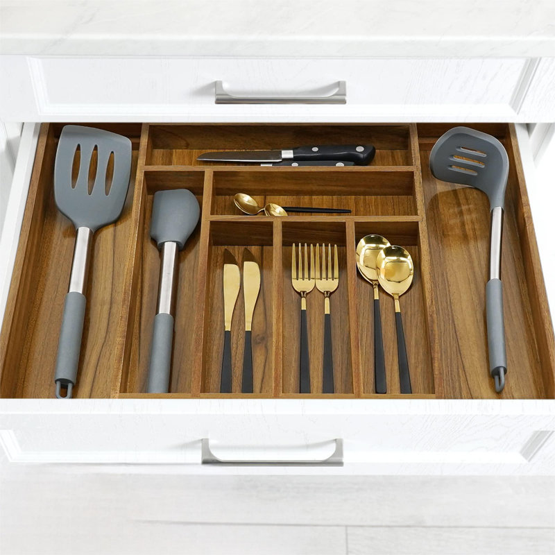 Organisateur de tiroir de cuisine Luxury Acacia