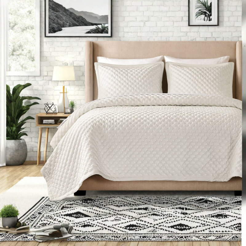 Velvet Coverlet Set