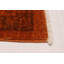 Tapis orange noué à la main de conception unique 8 pi 9 po x 12 pi 4 po
