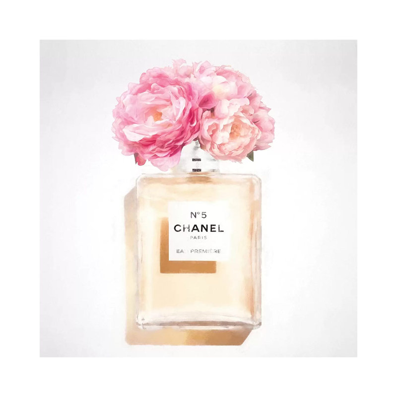 Peony Perfume - Wrapped Canvas Print, 45.72 cm H x 45.72 cm W x 1.91 cm D