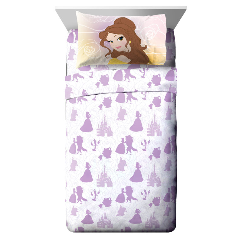 Ensemble de literie & the belle en rose beauté Disney