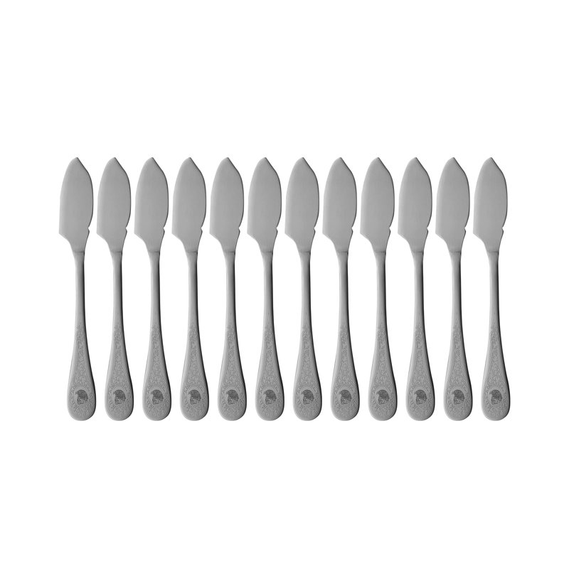 Diana Table Fish Knife - 12 Pieces - Ice, Ice