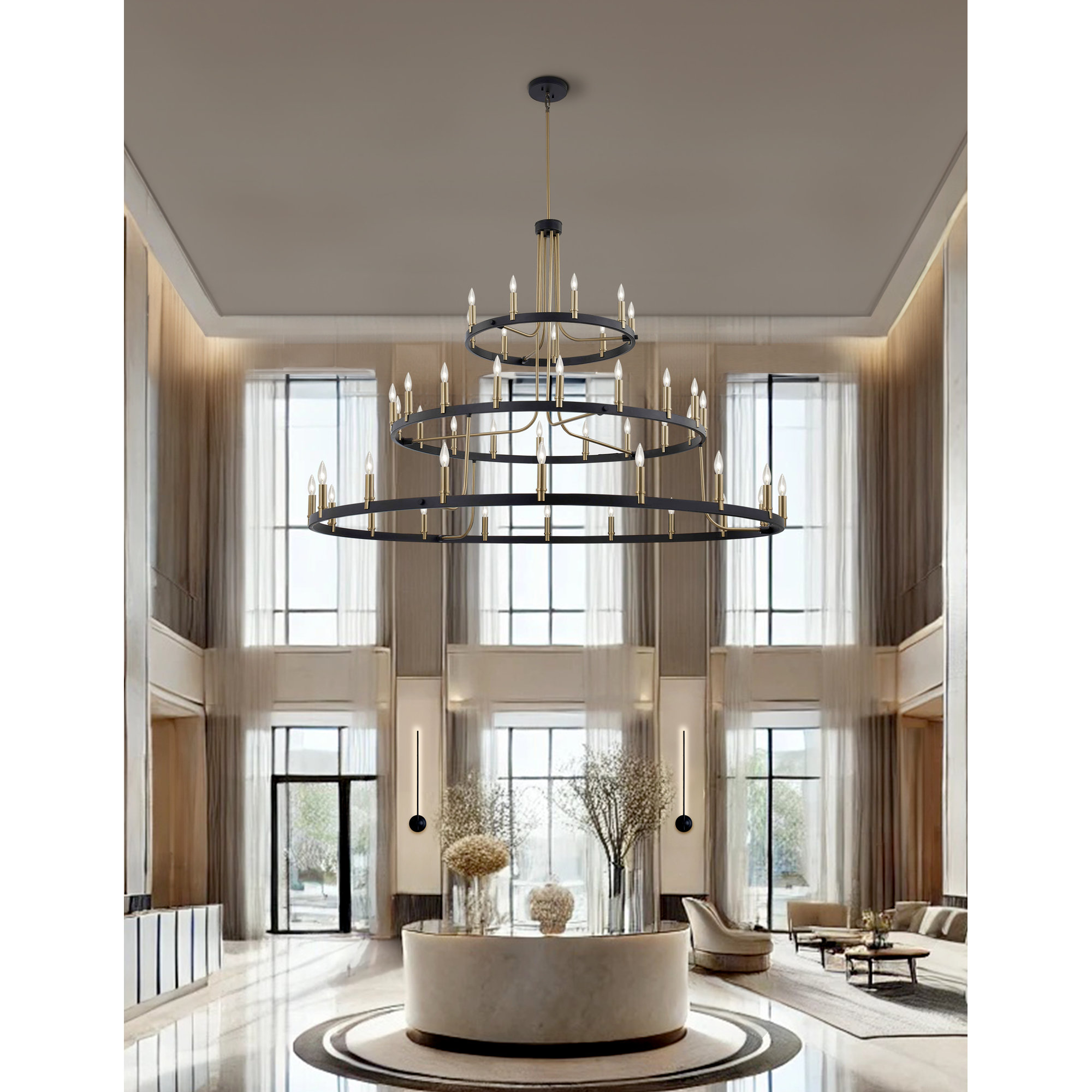 Webber 45 - Light Dimmable LED Chandelier