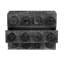Buffet Lego avec 3 tiroirs, noyer noir