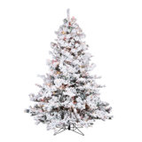 Alandis 6.5' H Lighted Artificial Pine Christmas Tree