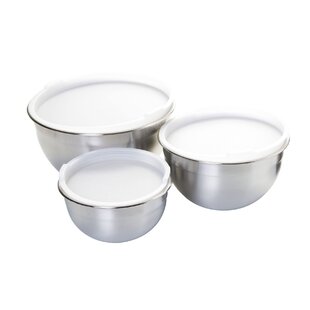  JoyJolt Stainless Steel Mixing Bowl Set of 6 Bowls. 5qt Large  to 0.5qt Small Metal Bowl. Kitchen, Cooking and Storage Nesting Dough,  Batter Baking Bowls: Home & Kitchen