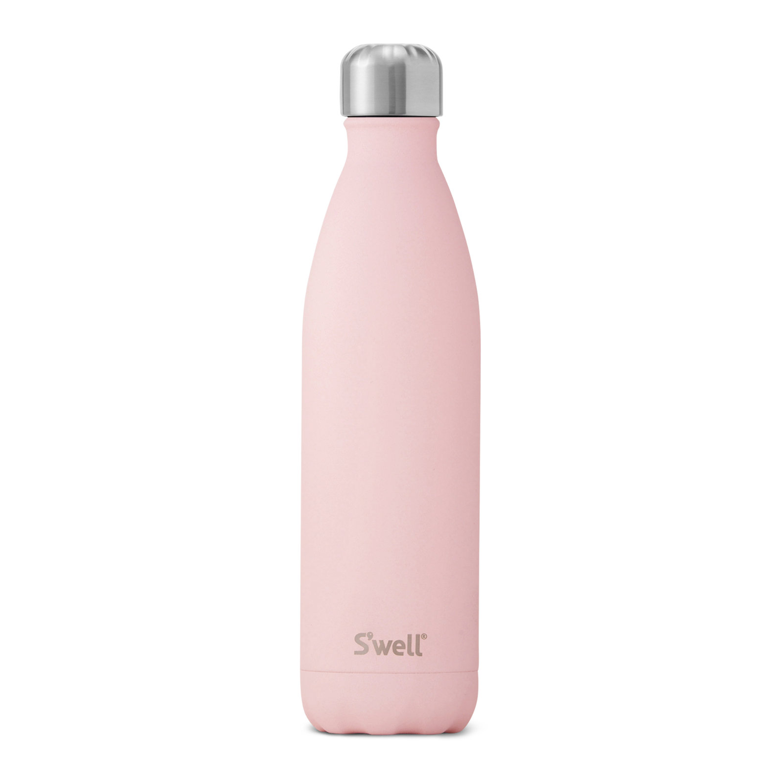 S'well Stainless Steel Triple-Layered Vacuum-Insulated Water Bottle, Pink Topaz, 25.oz