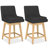 Malakeh Swivel Wood Counter & Bar Stool-186887770-186887771