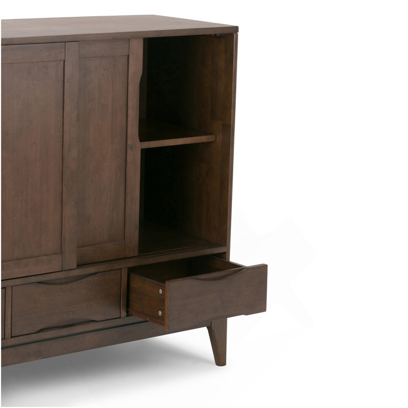 Armoire de rangement Harper, Marron foncé