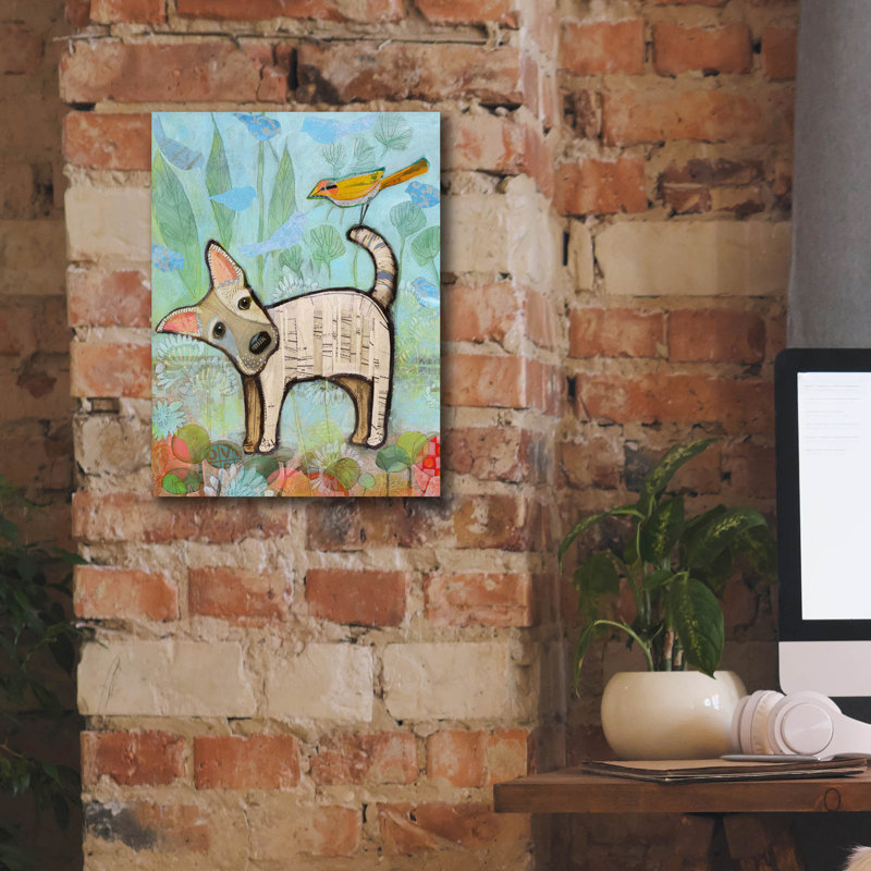 «Milk and Cookie» par Judy Verhoeven, art mural sur toile, H 16 po x l 12 po x P 0,75 po