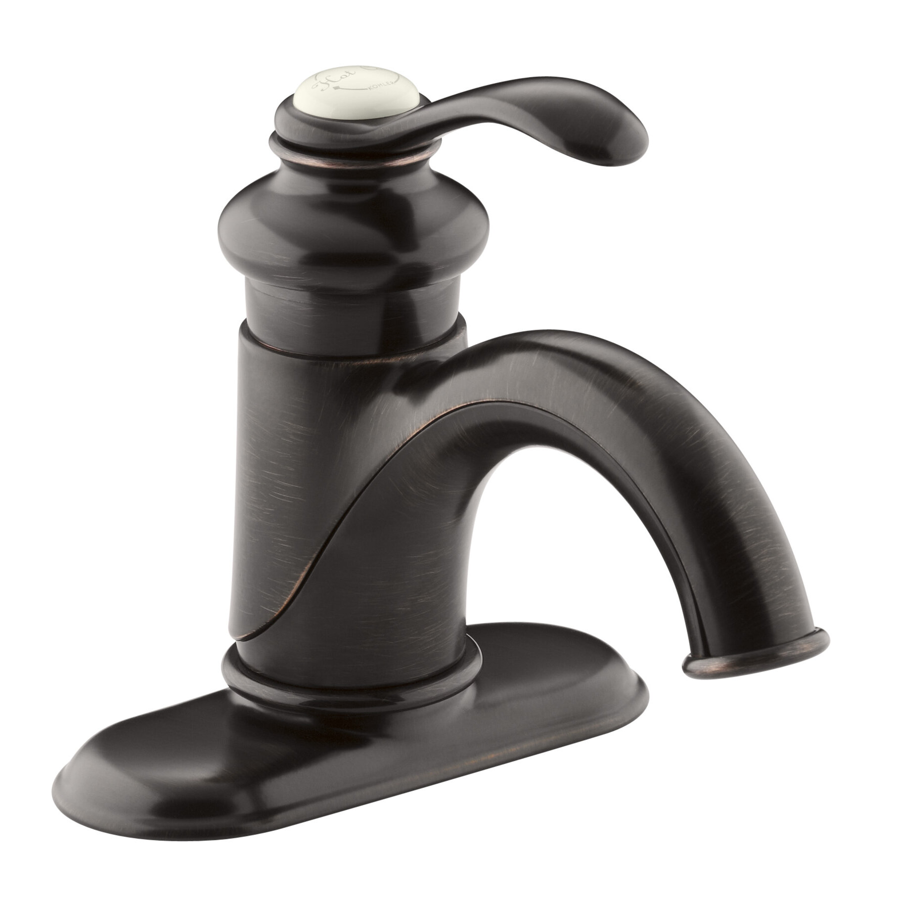 Kohler Fairfax Single Hole Bathroom Faucet with Drain Assembly ...