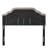 Contemporary Style Headboard In Grey - Queen & Full Sized With Button Tufting And Nailhead Details Fabric Upholstered Assembly Required Grandeur Dazzling Accents