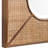 Adame Wood And Rattan Rectangle Wall Mirror