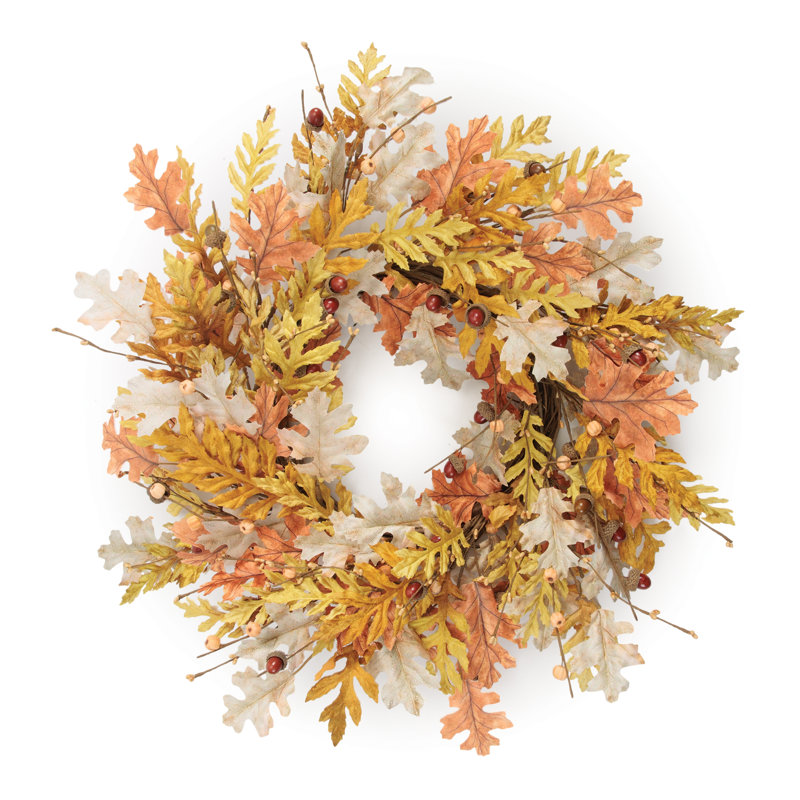 Couronne de feuilles de chêne Harvest P 24 po