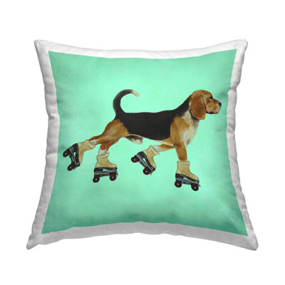 Polyester/Polyester Blend Throw Square Pillow Cover & Insert by Jennifer Rutledge