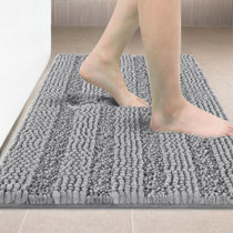  Extra Large Bath Mat Runner 24 x 48 Quick Dry Super Absorbent  Bathroom Runner Rug Non Slip Rubber Backed Bath Runner Rug Random Stripes  Print Long Bathroom Rugs Runner Beside Bath