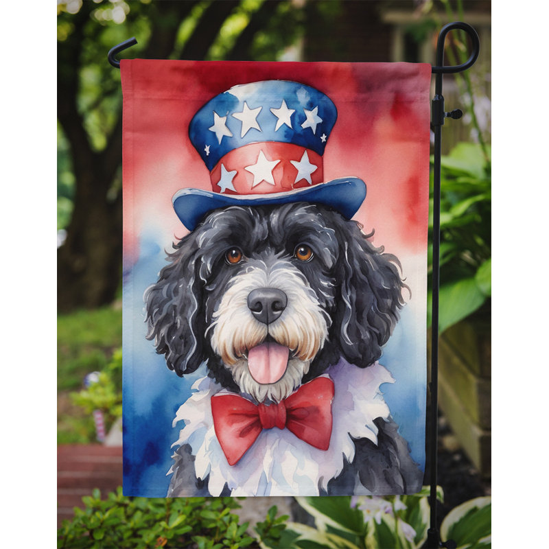 Drapeau patriotique du jardin américain, Chien d'eau portugais
