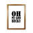 Honey Oak Frame