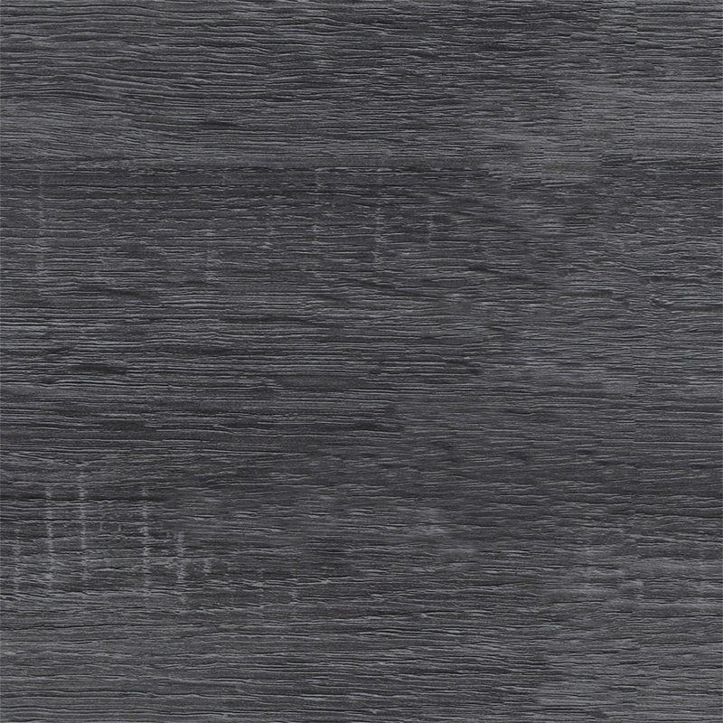 Vitrine à cinq tablettes en bois avec moulure de couleur gris