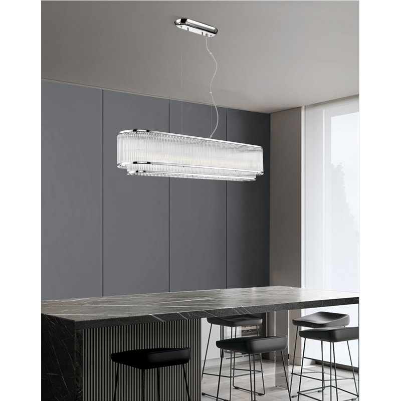 Catalinas 7 - Light Kitchen Island Pendant, Chrome