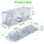 Cage à rongeurs 18 po x 5,20 po x 6,10 po Humane Live