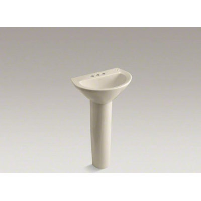 Parigi® Ceramic 20" Pedestal Bathroom Sink
