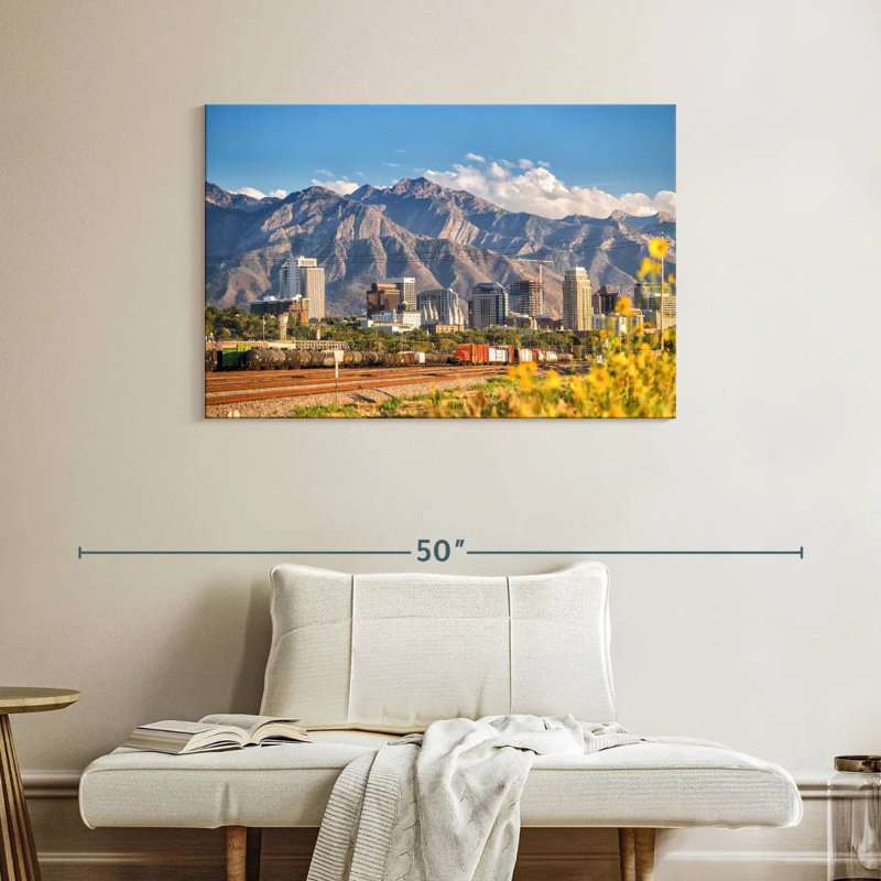 Hannes, centre-ville de Salt Lake City, H 26 po x l 39 po