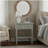 Finley 1-drawer Storage Nightstand - Antique Gray