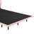 Queen Size Upholstered Bed With Sensor And Relaxing Headboard, Pink Floating Velvet Platform Bed, Construction, Easy Assembly Required Piece-248579646