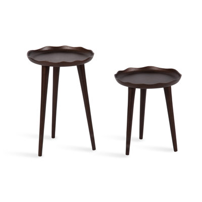 Two-Piece Round Plant Stand Set