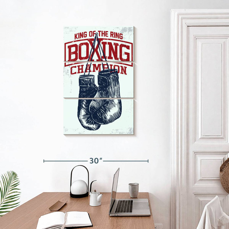 Sireci Boxing Champ Typography, 32" H x 20" W