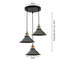 Ocean Village 3 - Light Black Cluster Pendant