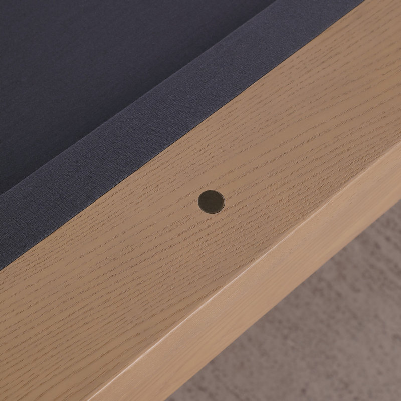 The Madero Storage Billiard Bench, Light Brushed Ash