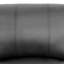 Canapé noir en cuir PU