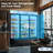 Gio 70 Cu Ft Glass Door Upright Freezer with LED Lighting, Digital Temperature Control and Swing Door Design