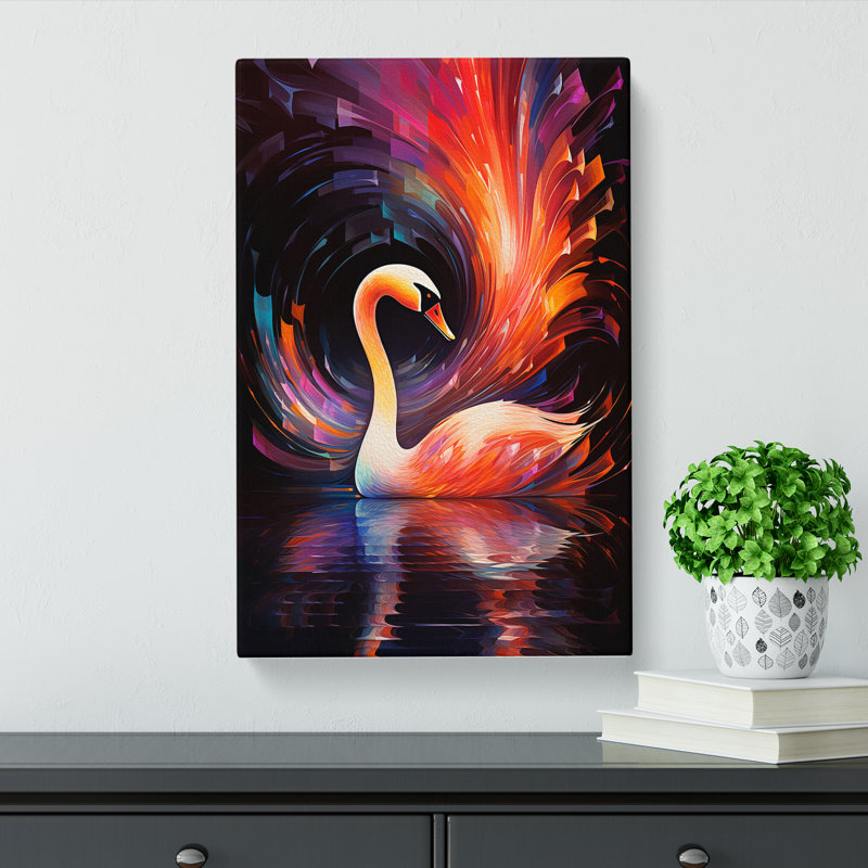 Swan Futurism - No Frame Print